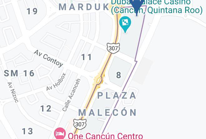 Benito Juarez - City Express Junior Cancun Maps