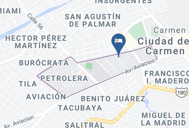 Carmen - City Express Junior Ciudad Del Carmen Maps