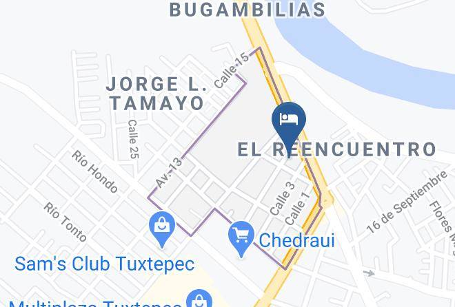 San Juan Bautista Tuxtepec - City Express Junior Tuxtepec Maps