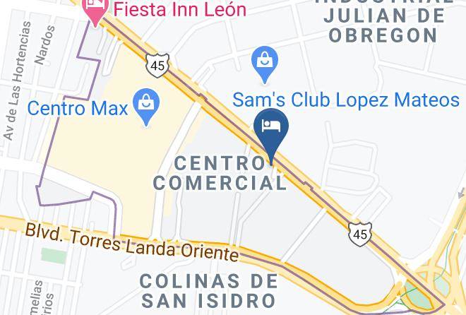 Leon - City Express Leon Maps