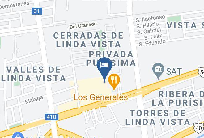Guadalupe - City Express Monterrey Lindavista Maps