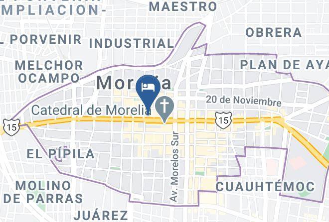 Morelia - City Express Morelia Maps