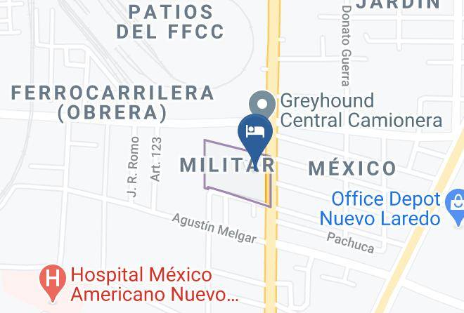 Nuevo Laredo - City Express Nuevo Laredo Maps