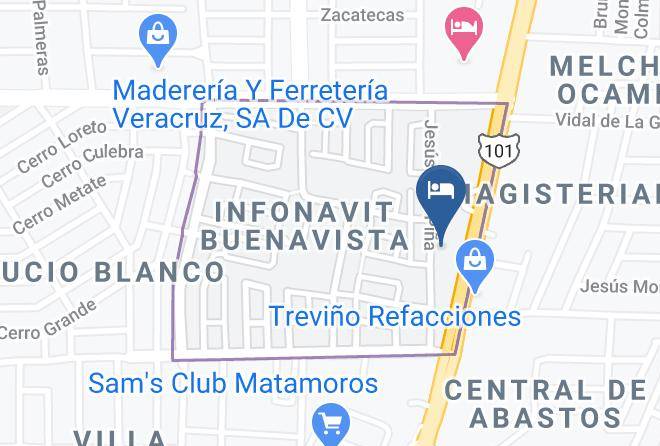 Matamoros Municipality - City Express Matamoros Maps