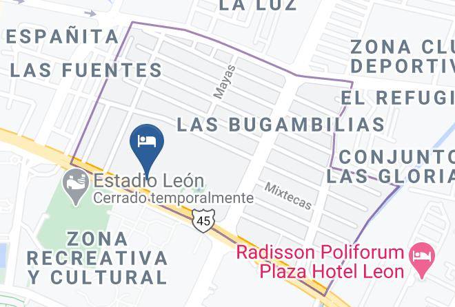 Leon - City Express Plus Leon Centro De Convenciones Maps