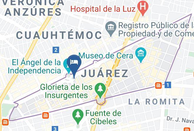 Cuauhtemoc - City Express Plus By Marriott Ciudad De Mexico Reforma El Angel Maps