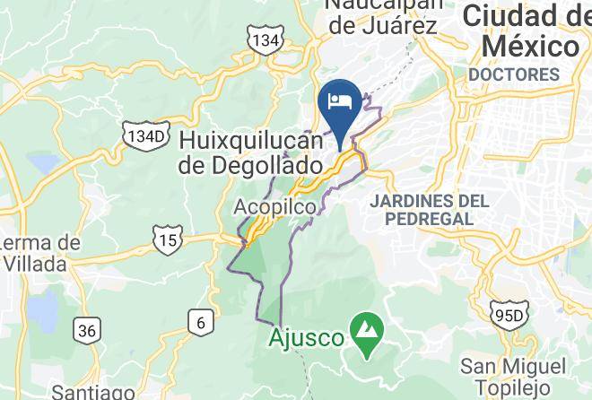 Cuajimalpa De Morelos - City Express Plus Santa Fe Maps