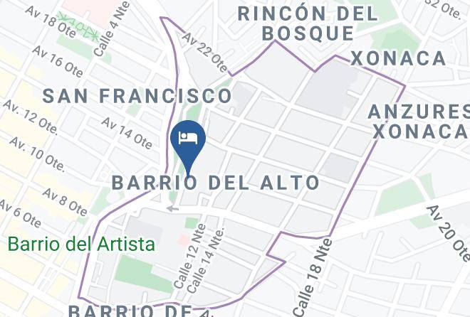 Puebla Barrio Del Alto - City Express Puebla Centro Maps