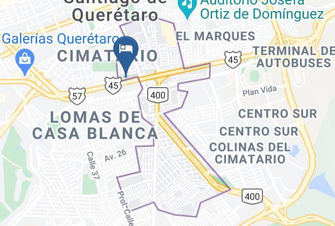 Santiago De Queretaro - City Express Queretaro Maps