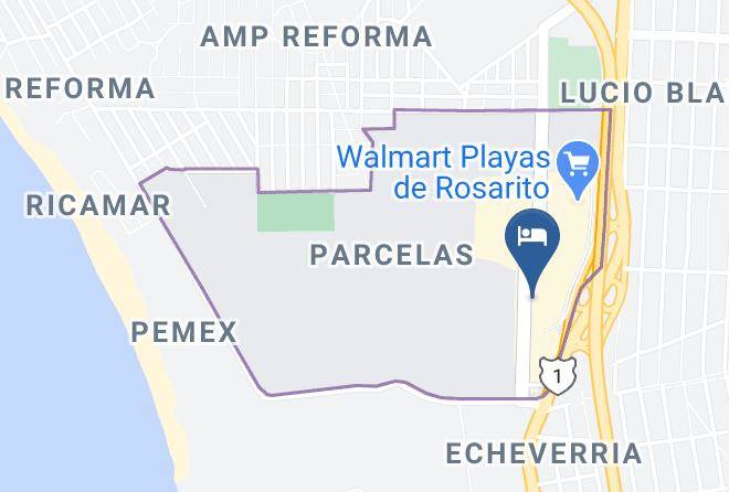 Rosarito Beach Municipality - City Express Rosarito Maps
