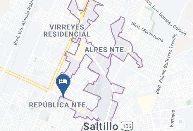 Saltillo - City Express By Marriott Saltillo Norte Maps
