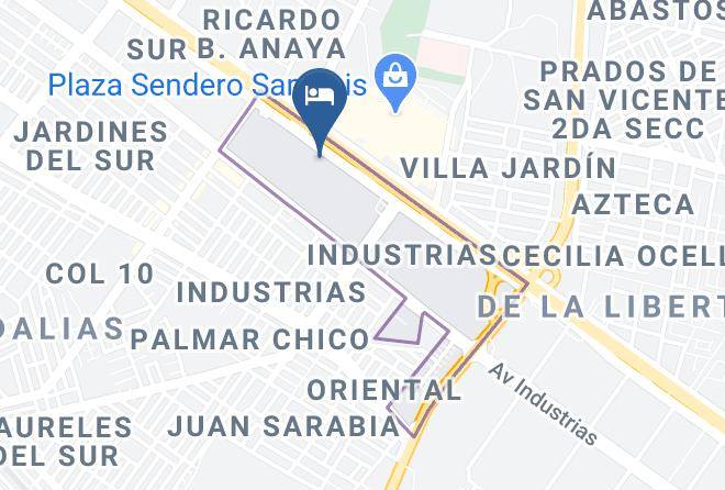 San Luis Potosi Industrias 26 - City Express San Luis Potosi Zona Industrial Maps