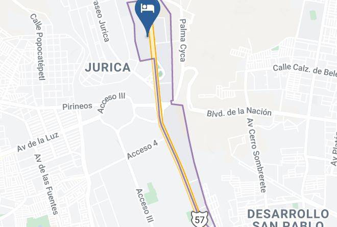 Santiago De Queretaro - City Express Suites Queretaro Maps