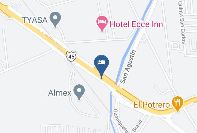 Silao De La Victoria - City Express Suites Silao Aeropuerto Maps