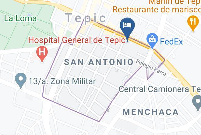 Tepic - City Express Tepic Maps
