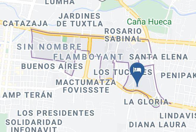 Tuxtla Gutierrez - City Express Tuxtla Gutierrez Maps