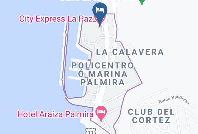 La Paz - City Express By Marriott La Paz Maps