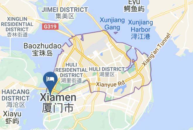 Xiamen - City Exquisite Hotel Dongdu Bra Maps