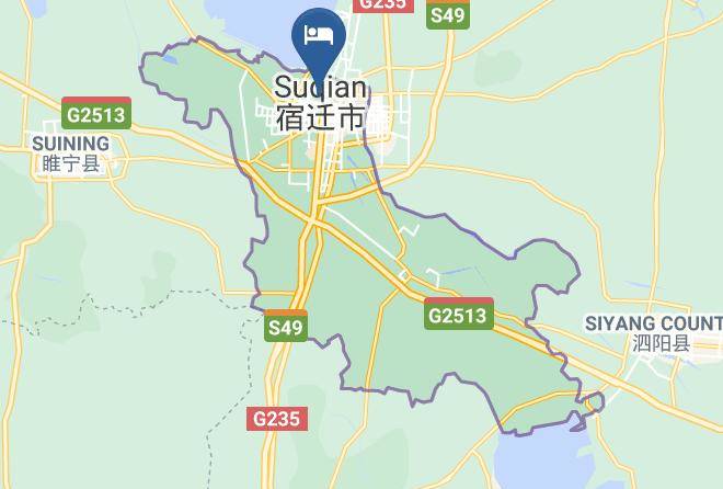 Suqian - City Garden Hotel Maps