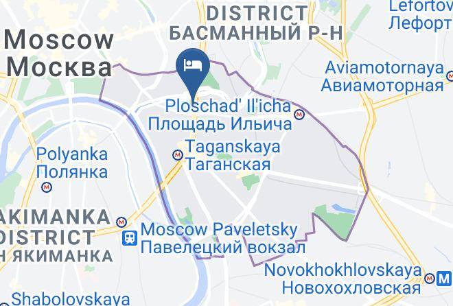 Moscow - City Garden Hotel Taganskaya Maps