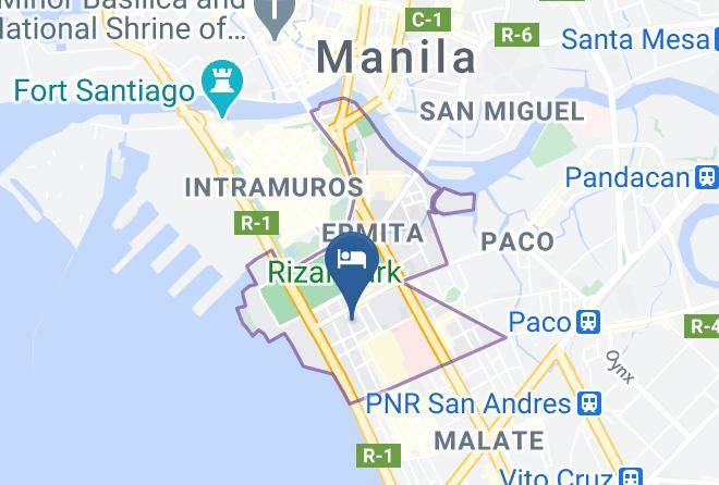 Metro Manila - City Garden Suites Hotel In Manila Maps