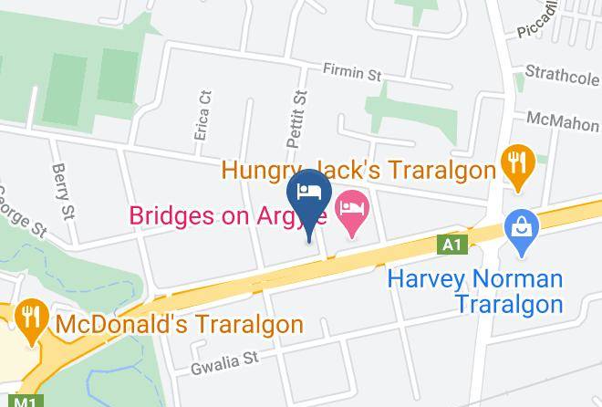 Latrobe - City Gardens Motel Maps