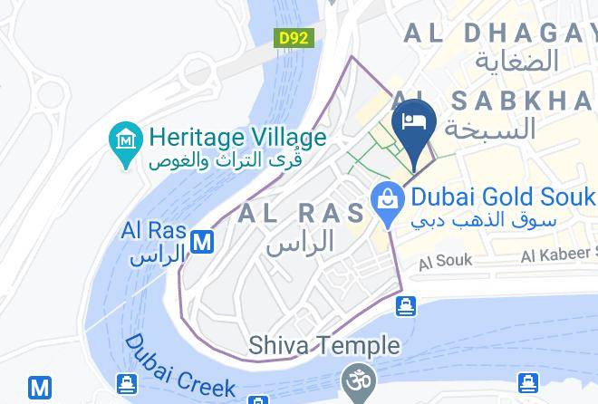 Dubai - City Gold Hotel Maps