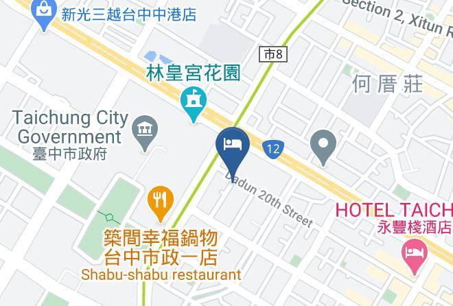 Xitun District - City Hall Express Maps