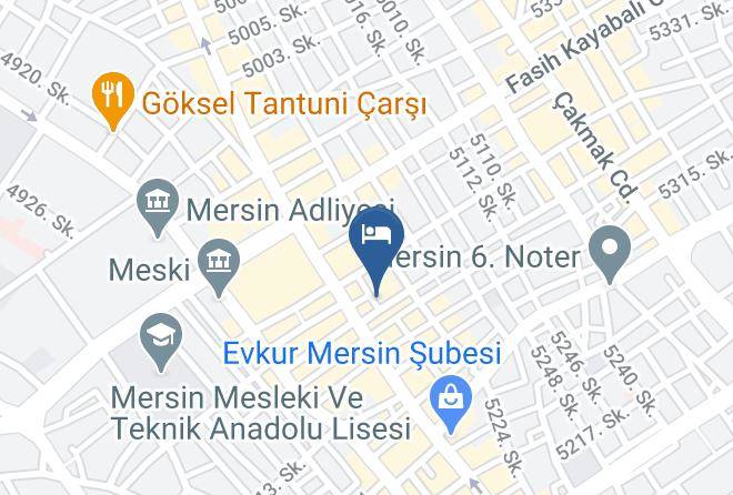 Akdeniz - City Home Otel Mersin Maps