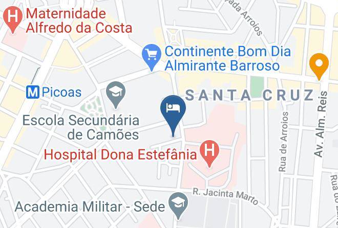 Lisbon - City Hostel Lisbon Maps