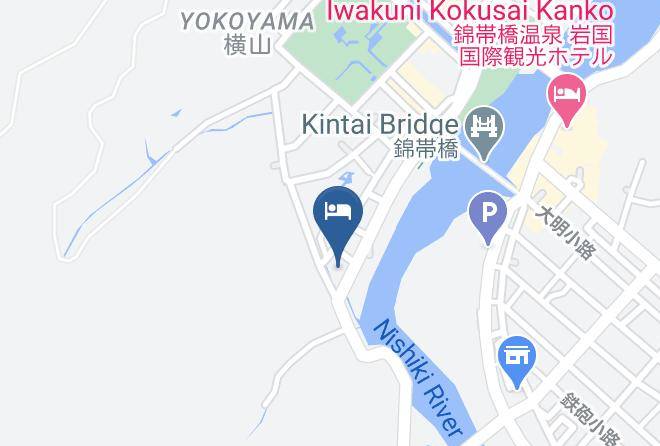 Iwakuni City - City Hotel Ando Maps