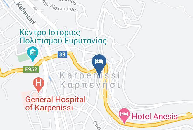 Evritania - City Hotel Apollonion Maps