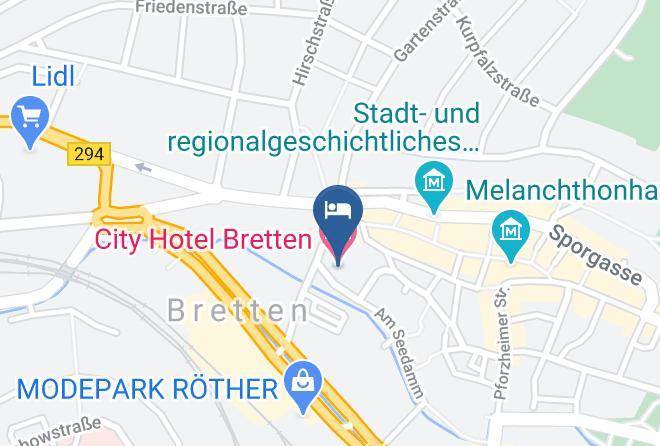 Karlsruhe - City Hotel Bretten Maps