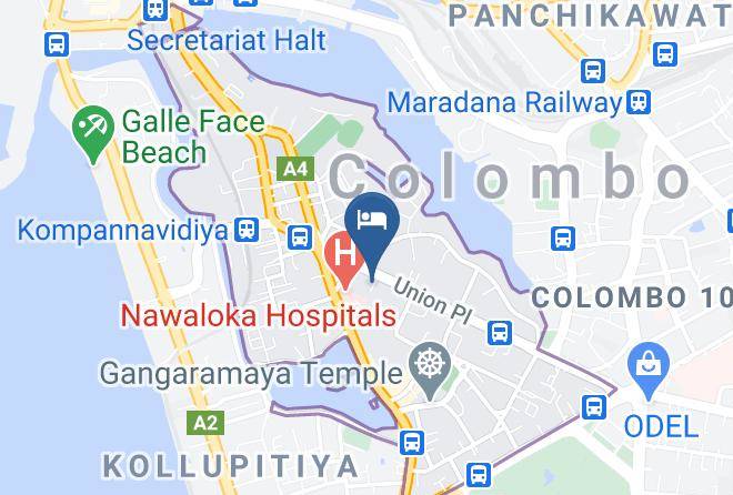 City Hotel Colombo 02 Map
