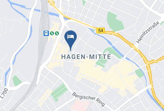 Hagen - City Hotel Deutsches Haus Hagen Maps