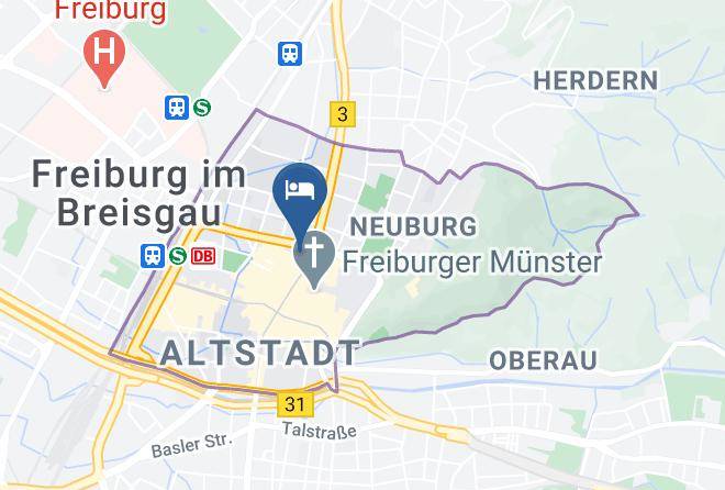 Freiburg - City Hotel Maps