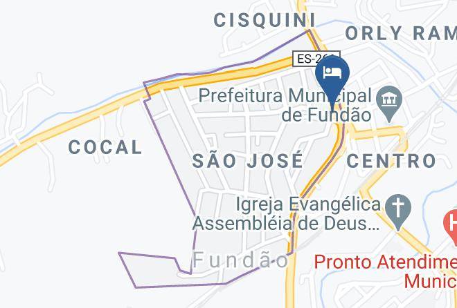 Fundao - City Hotel Maps