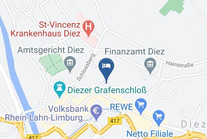 Rhein Lahn Kreis - City Hotel Garni Diez Maps