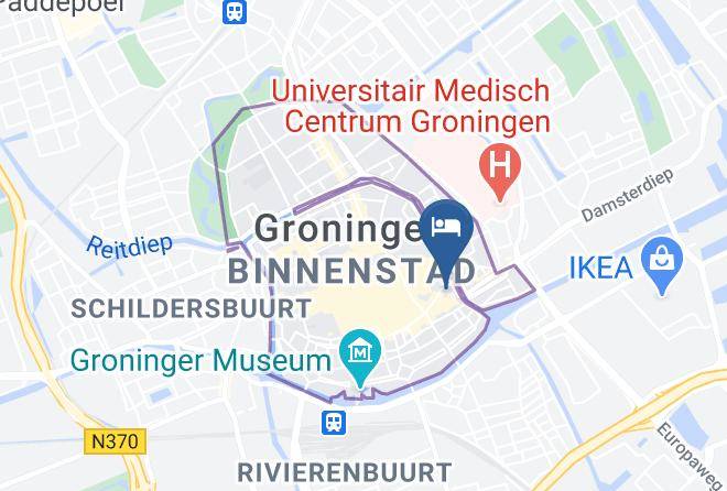 Groningen Groningen Centrum - City Hotel Groningen Maps