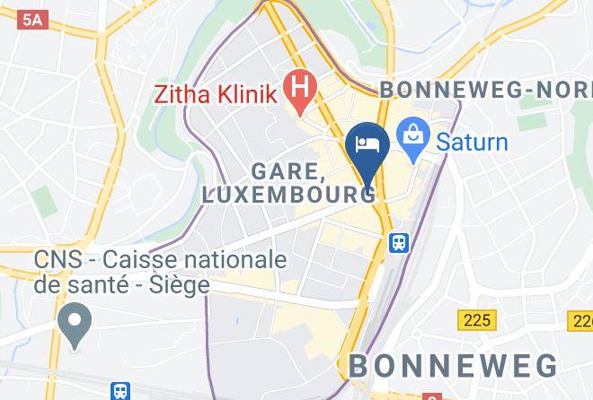 Luxembourg Gare - City Hotel Luxembourg Maps