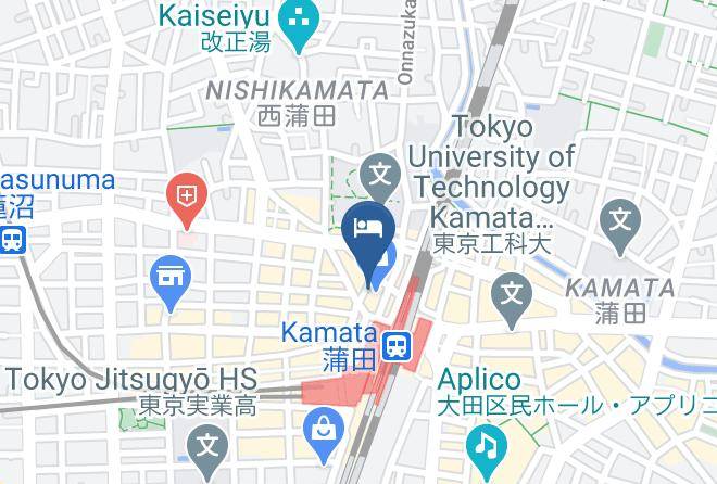 Ota Ward - City Hotel Hiroki Maps