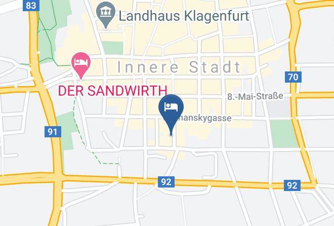 Klagenfurt - Cityhotel Zum Domplatz Maps