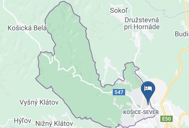 City Hotel Kosice Map