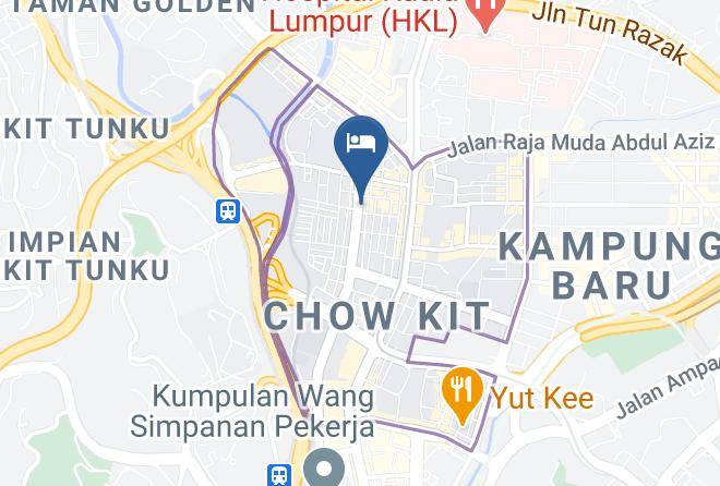 Kuala Lumpur - City Hotel Maps
