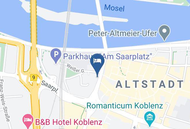 Coblenz - Cityhotel Kurfurst Balduin Maps