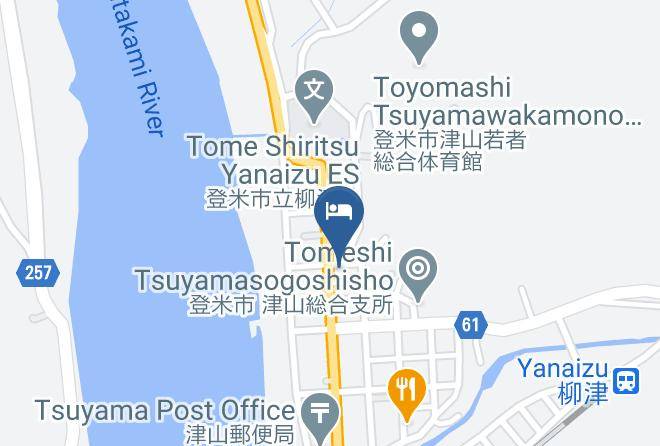 Tome City - City Hotel Kurihara Maps