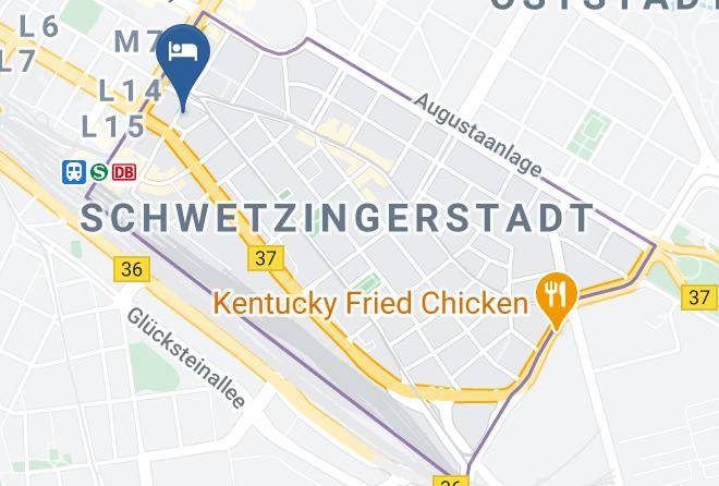 City Hotel Mannheim Map