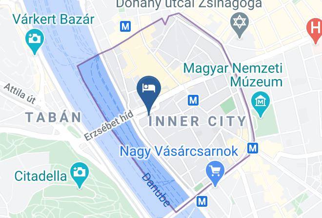 City Hotel Matyas Map