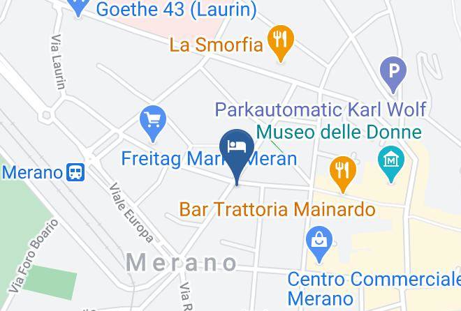 City Hotel Merano Map