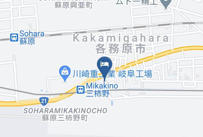 Kakamigahara City - City Hotel Minokamo Maps